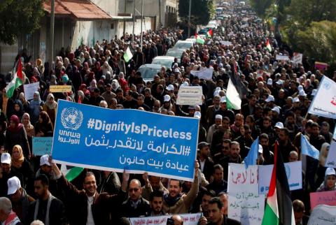 إمهال الأونروا 48 ساعة للرد على مطالب بخصوص المهددين بالفصل في غزة