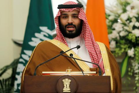 ولي العهد السعودي الأمير محمد بن سلمان يتحدث في نيودلهي يوم 20 فبراير شباط 2019. تصوير: عدنان عبيدي - رويترز. مستثمرون كبار يتجاوزون أزمة خاشقجي ويتطلعون لفرص استثمار في السعودية