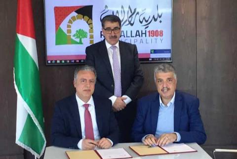 جانب من حفل التوقيع مذكرة تفاهم لتنفيذ مسح لقياس توجهات المستهلكين نحو الخدمات