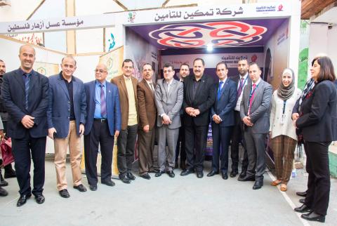 جناح الشركة خلال المهرجان شركة تمكين للتأمين ترعى الوثيقة التأمينية لمهرجان الصناعات الوطنية