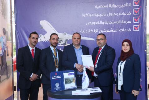 جناح الشركة خلال المهرجان شركة تمكين للتأمين راعي الوثيقة التأمينية لمهرجان يعبد التراثي