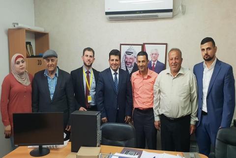 الإسلامي الفلسطيني يدعم مجلس قروي عين يبرود ومركز طبي في قباطية