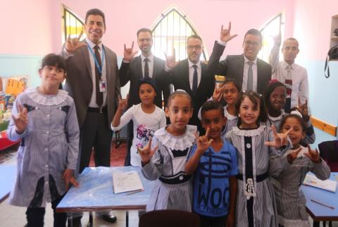 ’جوال’ تدعم مدرسة للتربية الخاصة في غزة