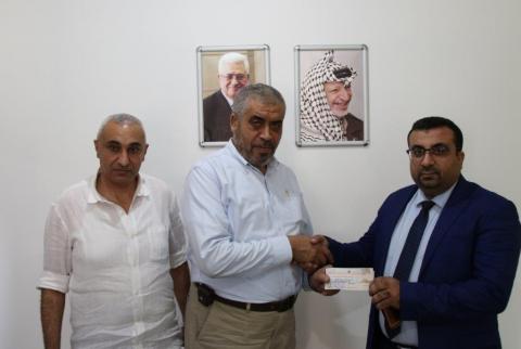 الإسلامي الفلسطيني يدعم مؤسسة لرعاية مرضى السرطان في غزة