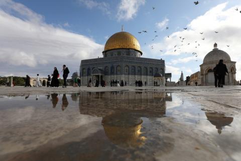 قبة الصخرة المشرفة-تصوير رويترز ’صفقة القرن’: منطقة سياحية دولية للفلسطينيين في عطاروت