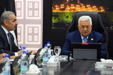 الرئيس عباس: لا يوجد موعد محدد لنهاية أزمة كورونا