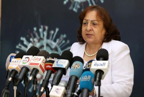وزيرة الصحة مي الكيلة-تصوير وفا 142 إصابة جديدة بفيروس كورونا في فلسطين