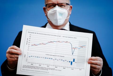 الاقتصاد الألماني ينمو بنسبة 0.3% في الربع الأخير من 2020