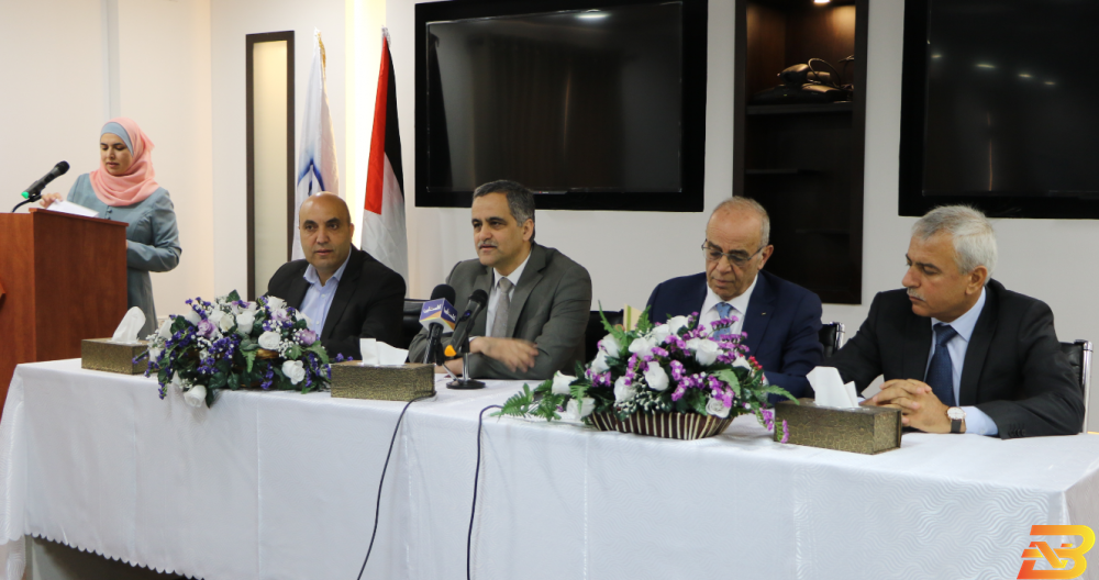 جانب من المؤتمر الصحفي إطلاق النسخة التجريبية لتطبيق ’حكومتي’ للخدمات الإلكترونية