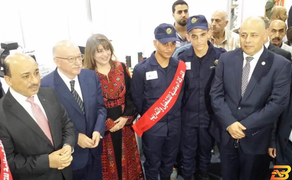 جانب من الافتتاح الحساينة ونظيره الأردني يفتتحان المعرض الدولي 12 للبناء والإنشاء