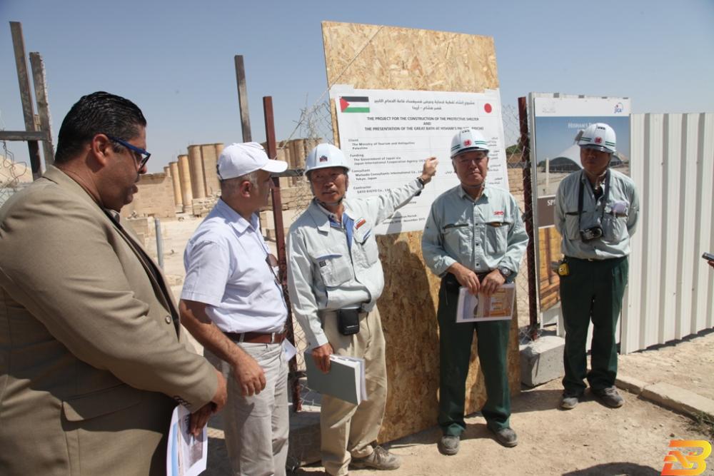 جانب من الجولة اليابان تواصل دعمها لمشاريع اقتصادية وتنموية في أريحا