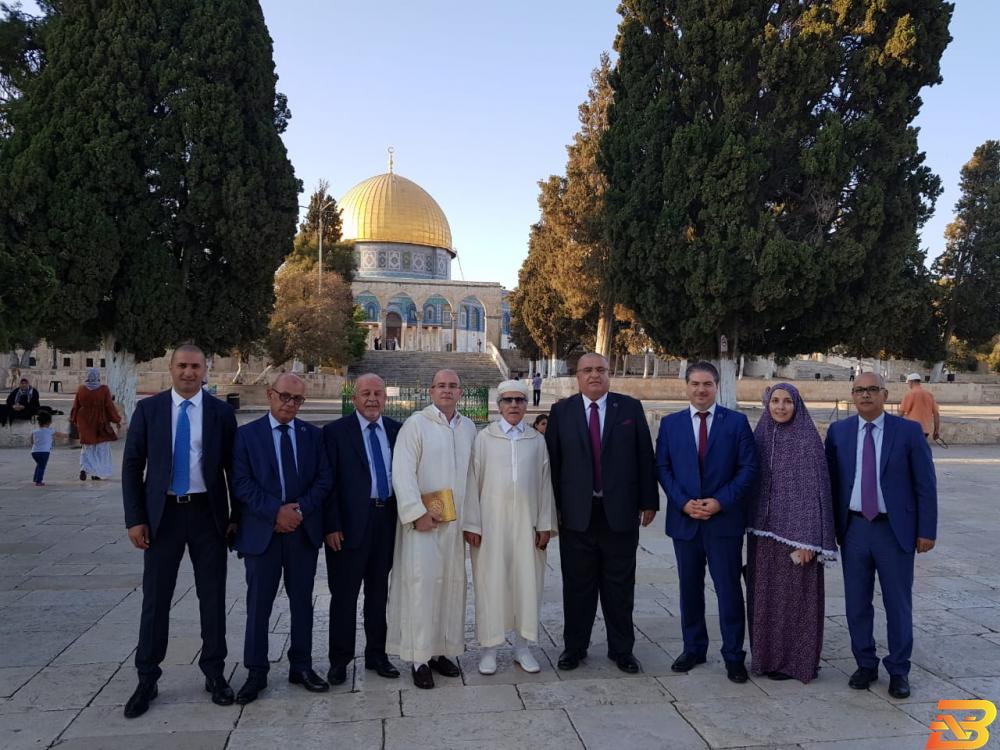 محافظ القدس يستقبل والي البنك المركزي المغربي