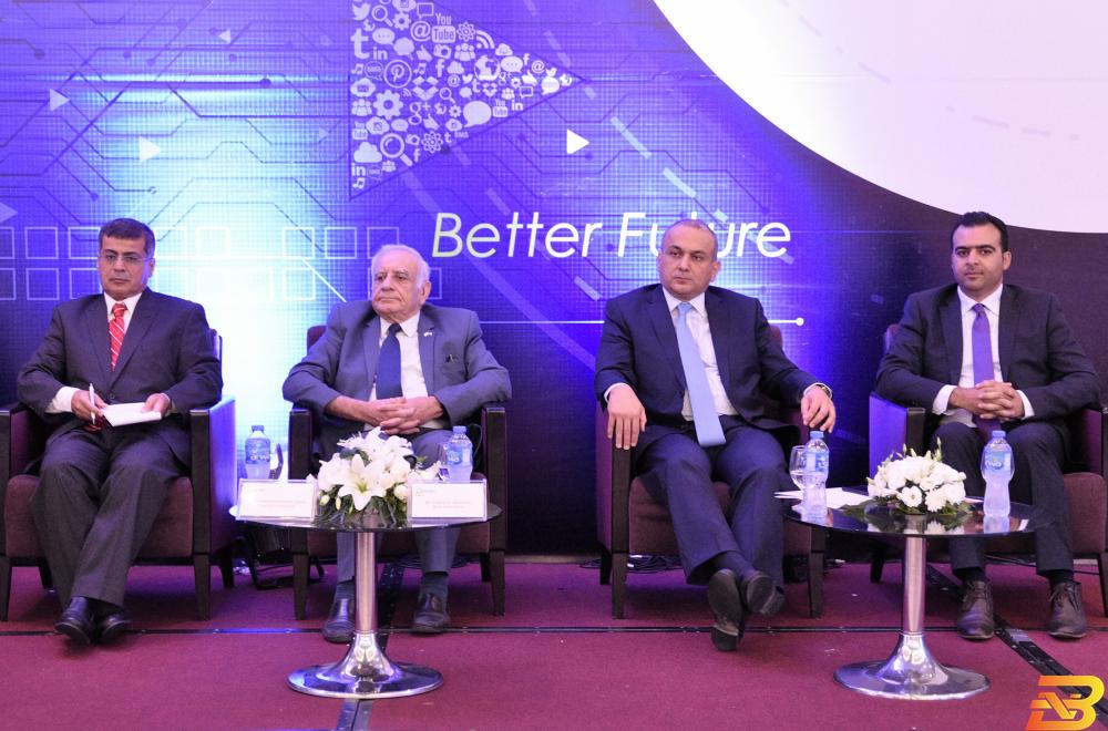 المتحدثون خلال حفل الافتتاح افتتاح فعاليات اكسبوتك 2018 بحضور دولي