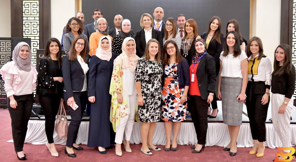 جانب من الحفل-تصوير عرين الريناوي اختتام برنامج تطوير الأسواق الفلسطينية