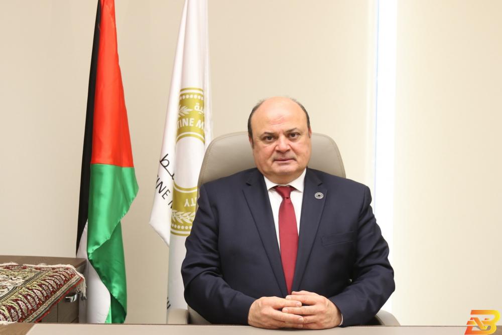 محافظ سلطة النقد الفلسطينية عزام الشوا الشوا: آلية جديدة لتسهيل المعاملات المصرفية الفلسطينية مع البنوك الإسرائيلية