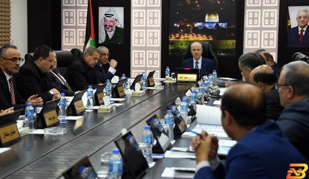 جانب من جلسة مجلس الوزراء-تصوير معن خليفة مجلس الوزراء يقر الجدول الزمني لانضمام الشركات ل’الضمان’