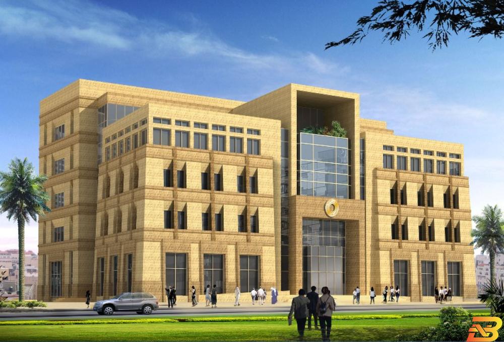 رسم هندسي لمبنى سلطة النقد في رام الله-صورة توضيحية ‘الإحصاء' و'النقد': 445 مليون دولار عجز الحساب الجاري في الربع الثالث 2018