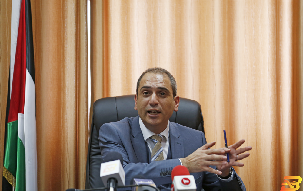 جانب من المؤتمر الصحفي-تصوير بهاء نصر-وفا حنش: لا يوجد زيادة في جمارك المركبات واجراءاتنا قانونية تنظيمية