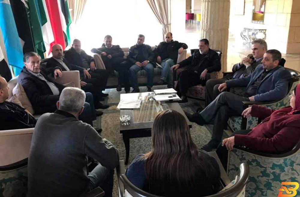 جانب من لقاءات الوفد الفلسطيني في تونس وفد فلسطيني يطّلع على التجربة التونسية في مجالات الاقتصاد الأخضر والزراعة البيولوجية