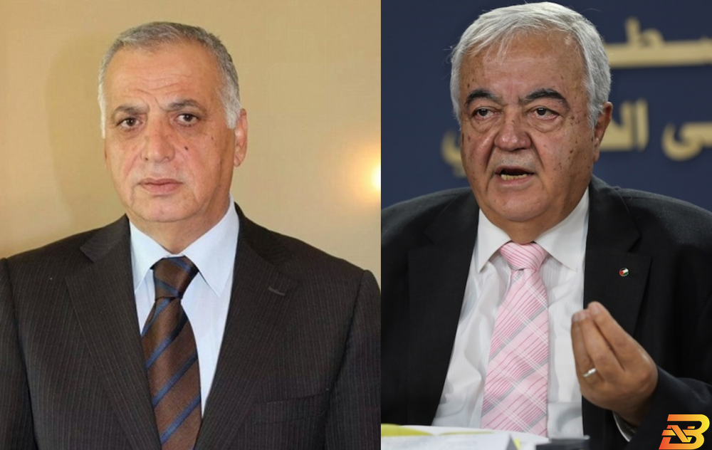 وزير العمل مأمون أبو شهلا (يمين) والمستشار عماد سليم اتفاق على إنشاء منظومة من المحاكم الخاصة بقضايا الضمان الاجتماعي