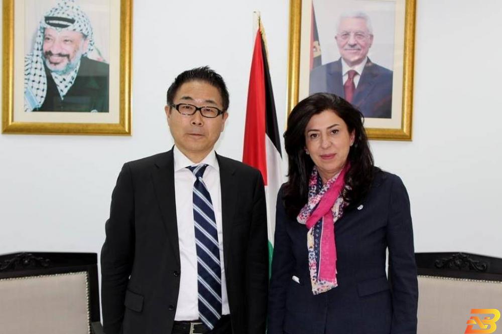جانب من اللقاء بحث مشروع الطريق الرابط بين مدينة أريحا الصناعية والشونة الأردنية