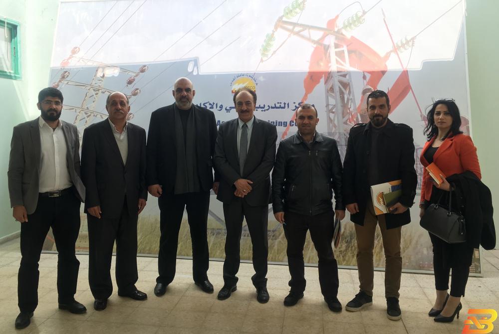 جانب من الزيارة كهرباء القدس تبحث التعاون مع شركة النقل الوطنية للكهرباء