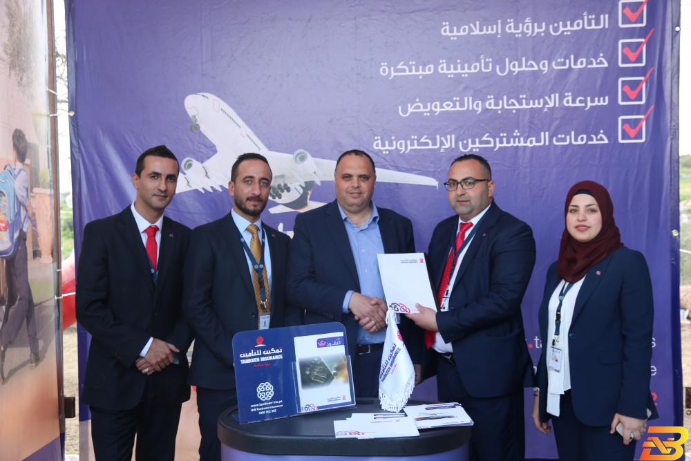 جناح الشركة خلال المهرجان شركة تمكين للتأمين راعي الوثيقة التأمينية لمهرجان يعبد التراثي