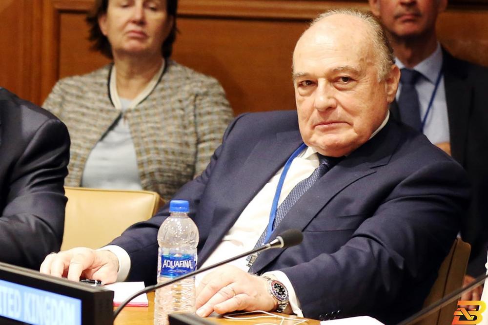 وزير المالية شكري بشارة خلال مشاركته في اجتماع المانحين وزير المالية: نظام ضريبي جديد أكثر عدالة قبل نهاية العام