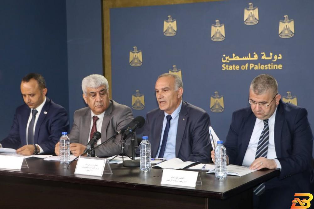 جانب من المؤتمر الصحفي رام الله: الإعلان عن إطلاق مؤتمر المساحة وتكنولوجيا المعلومات