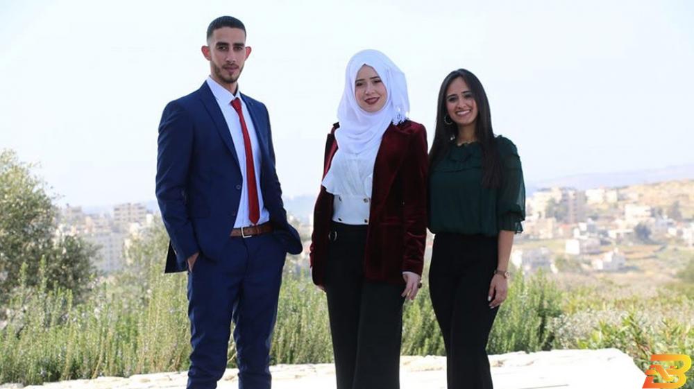 طلبة جامعة بيرزيت الفائزون في المسابقة ثلاثة من طلبة بيرزيت يتأهلون لتحدي العرب في دبي
