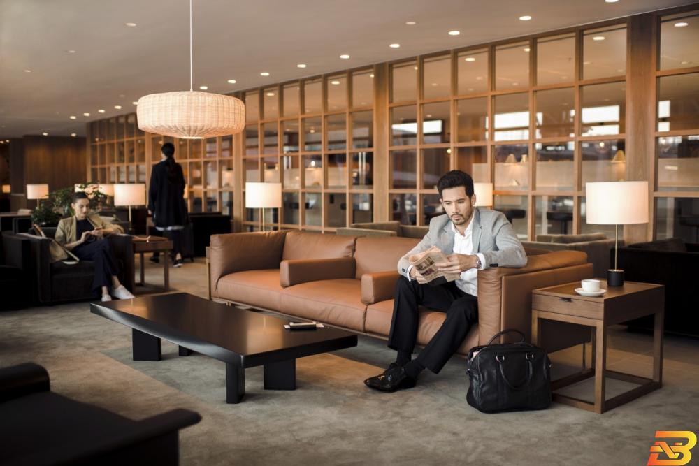 صالة Cathay Pacific The Pier الدرجة الأولى في مطار هونغ كونغ الدولي-تصوير وكالات تعرفوا على أفخم صالات المطارات حول العالم