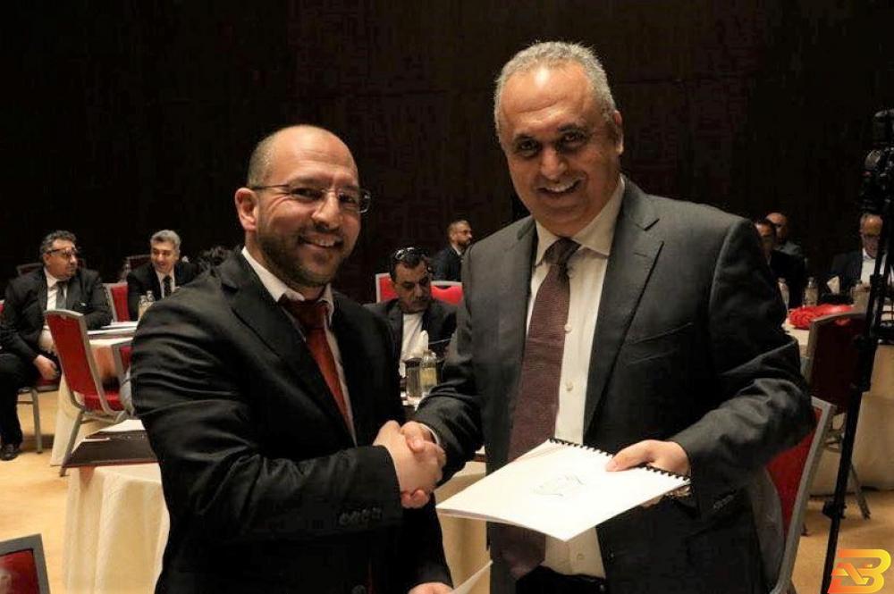 مالك ملحم وسعيد زيدان على هامش المؤتمر المؤتمر الفلسطيني الأول لتقنية المعلومات في دبي يُؤسس لشراكات تكنولوجية فلسطينية إماراتية