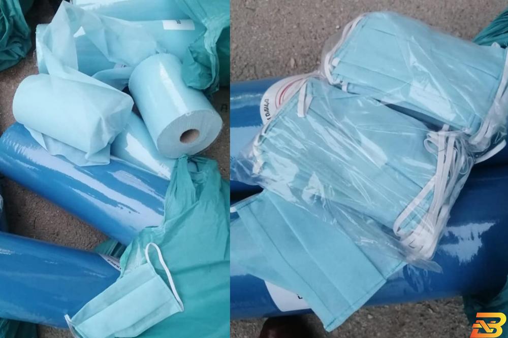 كمامات غير مطابقة للمواصفات في جنين بعد مشاغل الخياطة-محل للستائر يصنع كمامات مخالفة للمواصفات