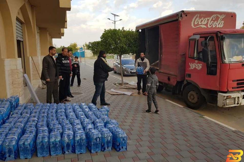 جانب من تبرعات شركة المشروبات الوطنية المشروبات الوطنية تواصل مساهماتها لدعم جهود مواجهة كورونا