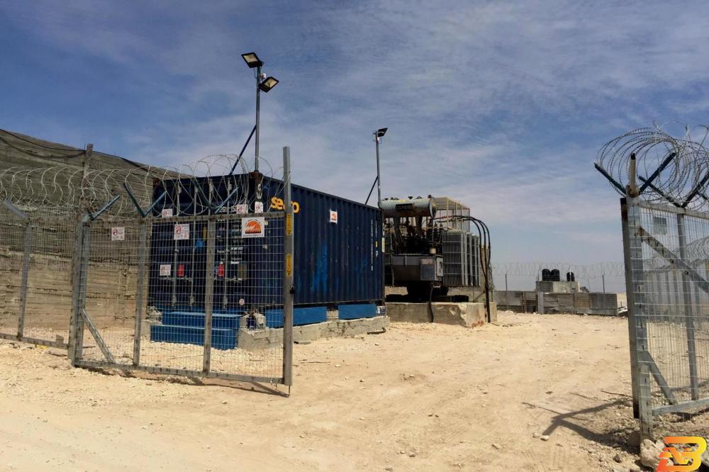 محطة تحويل رئيسية تابعة لشركة كهرباء القدس في منطقة سطح مرحبا شرقي البيرة شركة كهرباء القدس تشغّل محطتي تحويل سطح مرحبا وواد النار