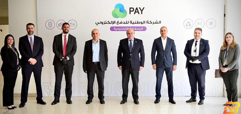 جانب من الزيارة الشوا يؤكد على أهمية إطلاق المحفظة الالكترونية Jawwal Pay