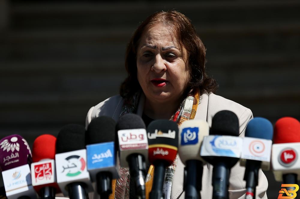 وزيرة الصحة مي الكيلة وزيرة الصحة: لا إصابات، وارتفاع عدد المتعافين إلى 321