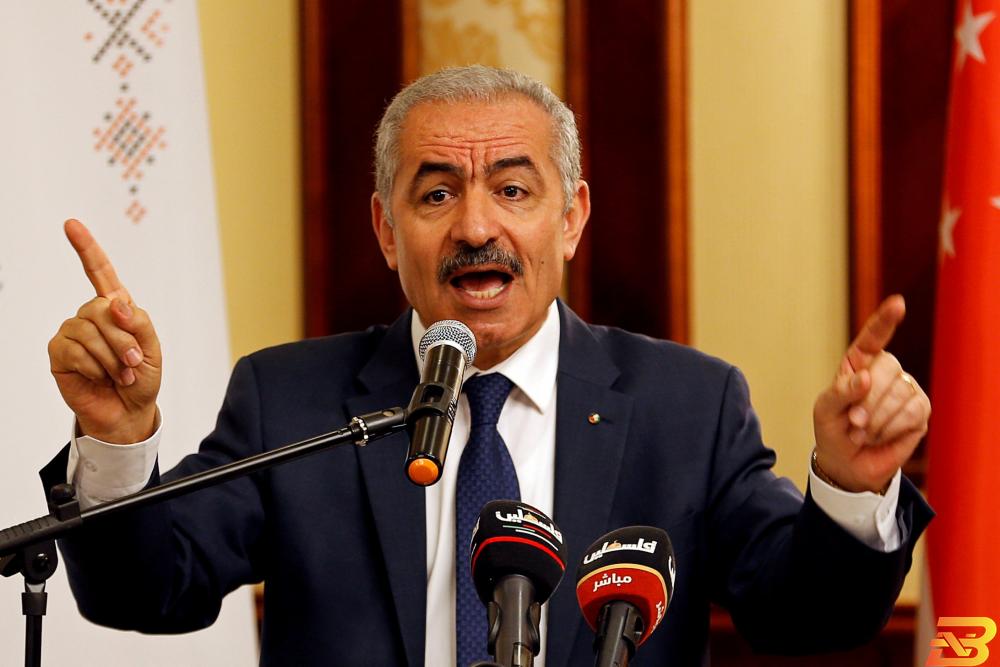 رئيس الوزراء محمد اشتية-ارشيف رويترز اشتية: إسرائيل ستحوّل 800 مليون شيقل ’لكننا لم نستلمها بعد’