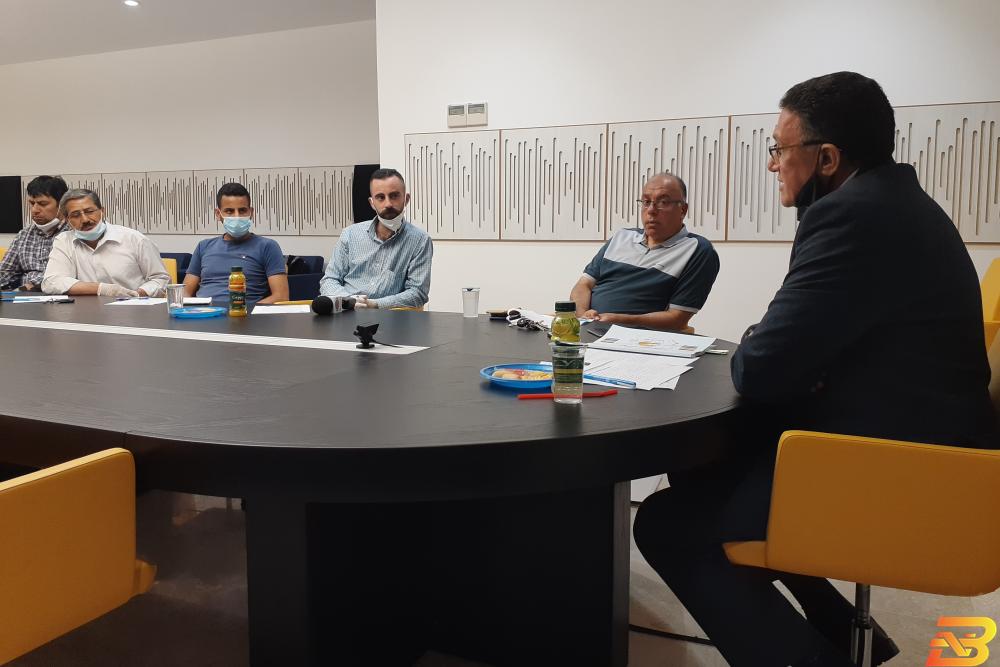 جانب من اللقاء شركة كهرباء القدس تطلق خطتها الخمسية (2020-2024)