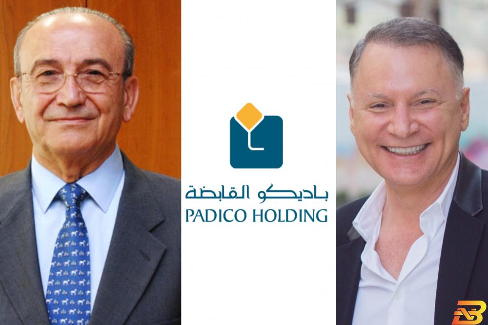 بشار وصبيح المصري يتوسطهما شعار "باديكو" الهيئة العامة لباديكو تعقد اجتماعها السنوي