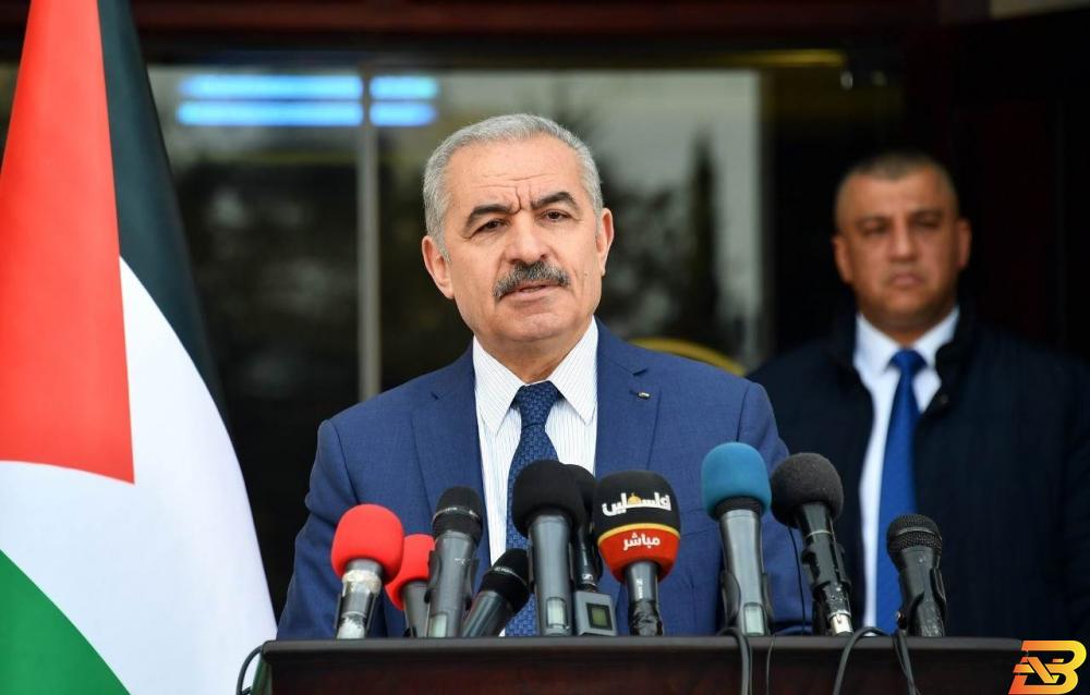 رئيس الوزراء محمد اشتية اشتية: استمرار قرار إغلاق محافظات رام الله وبيت لحم ونابلس والخليل