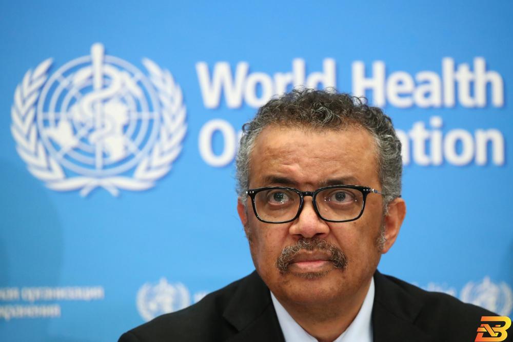 المدير العام للمنظمة تيدروس أدهانوم جيبريسوس خلال مؤتمر صحفي في جنيف يوم 24 فبراير شباط 2020. تصوير: دينيس باليبوس - رويترز. منظمة الصحة العالمية: أزمة فيروس كورونا قد تتفاقم أكثر فأكثر