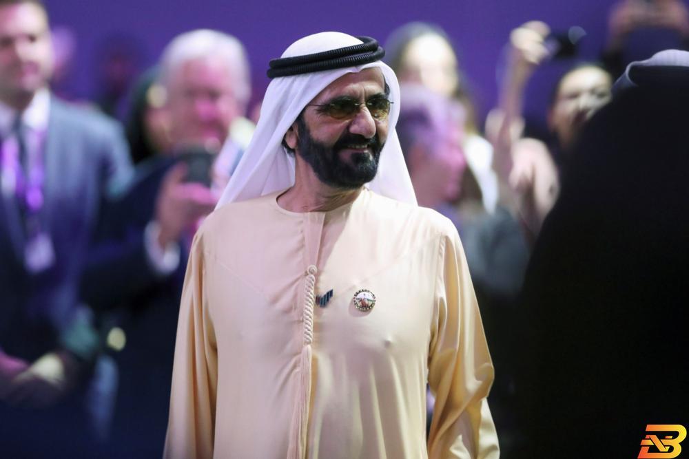 حاكم دبي الشيخ محمد بن راشد آل مكتوم في دبي يوم 16 فبراير شباط 2020. تصوير: كريستوفر بايك-رويترز. الإمارات تبدأ تشغيل أول مفاعلاتها للطاقة النووية