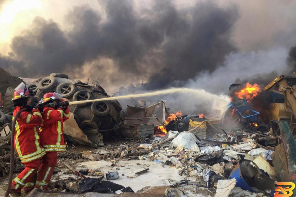 دمار هائل خلفه إنفجار بيروت-تصوير وكالات مانحون يتعهدون بأكثر من 250 مليون يورو مساعدة فورية للبنان