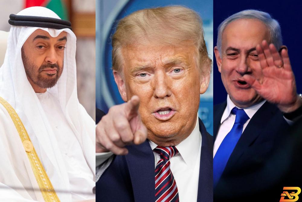 نتنياهو وترامب وبن زايد-تصوير رويترز الإمارات وإسرائيل ستوقعان اتفاقات ثنائية تشمل السياحة والرحلات المباشرة