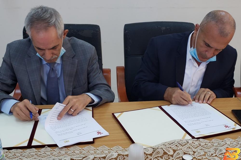 جانب من توقيع الاتفاقية التنمية الاجتماعية توقّع اتفاقية مع المؤسسة الوطنية للتمكين الاقتصادي