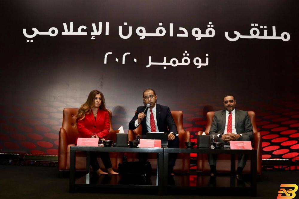 الرئيس التنفيذي لشركة فودافون مصر محمد عبد الله يتحدث خلال المؤتمر الصحفي رئيس فودافون مصر: نعتزم زيادة استثماراتنا
