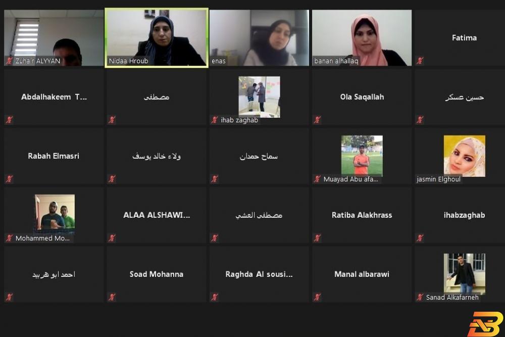 جانب من المشاركين في الورشات صندوق التشغيل ينفذ المرحلة الثانية من ورشات التعلم عن بعد