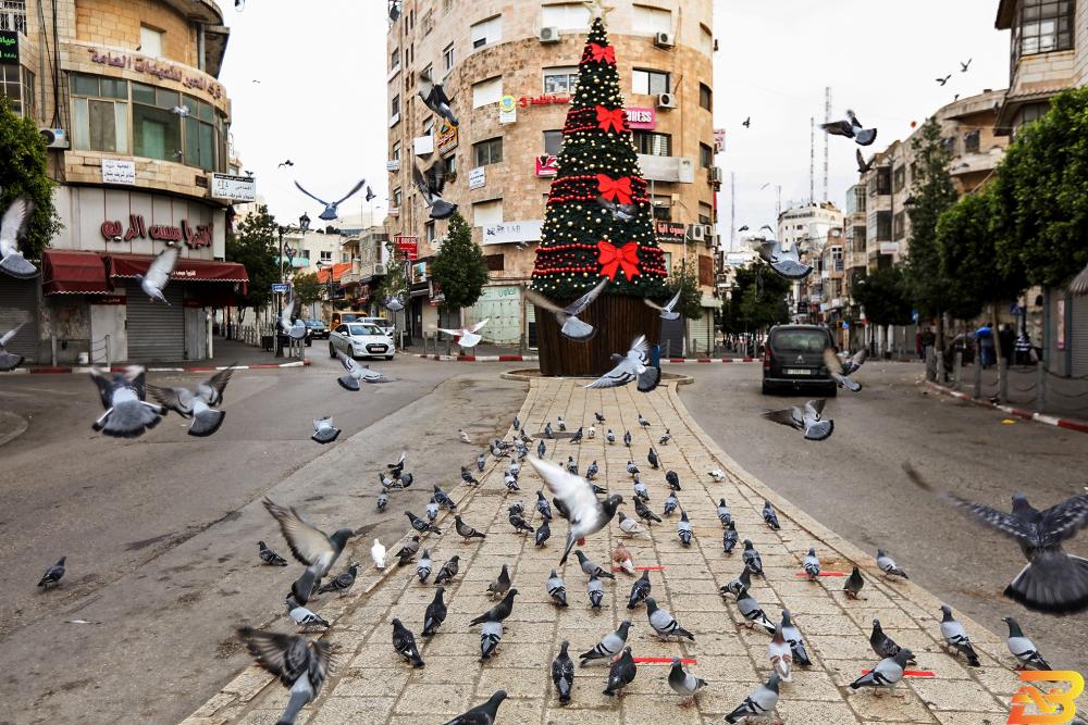 تواصل إغلاق نهاية الأسبوع في رام الله-تصوير وفا الحكومة تشدد من إجراءاتها لموجهة التفشي المتسارع للكورونا