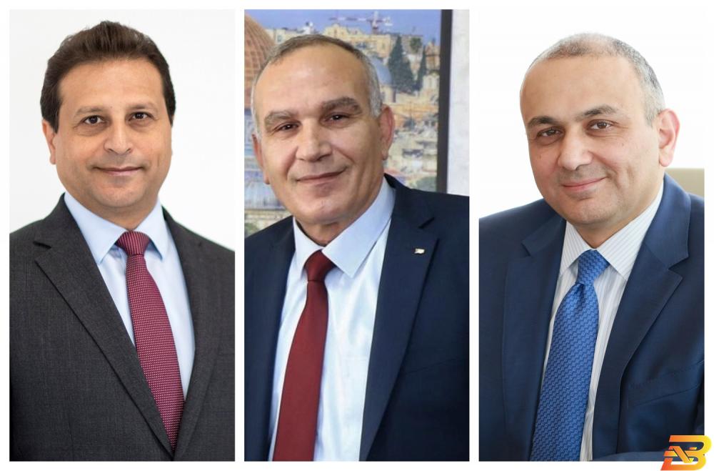 عمار العكر، إسحق سدر، ضرغام مرعي إدانة فلسطينية لقرار توسيع تغطية الشركات الخلوية الإسرائيلية في الضفة